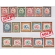 1909 Divani Issue Golden Border Full Set