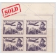 Perforation Error 5 Rial 1953 Airmail Issue