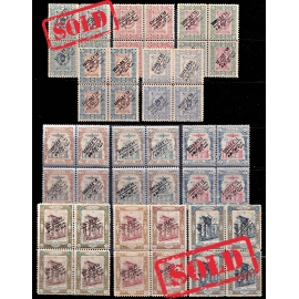 1921 Coup de' état Inverted OP Cert. Mr. Sadri MNH