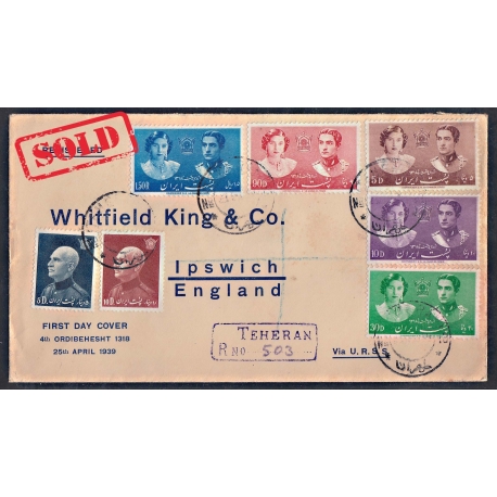 Registered Mail from Tehran to England