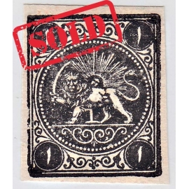 1875 1 Chahi Black Type B Mini Certificate By Mr. Sadri