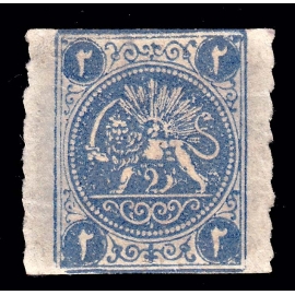 1876 4 Kran Yellow Signed By Mr. Sadri