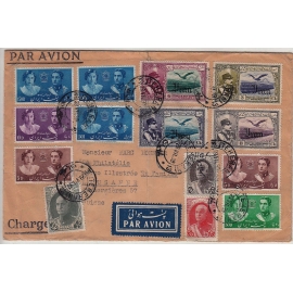 سال ۱۳۱۸ پاکت سفارشی هوایی از تهران به سوئیس