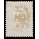 1917 3ch Overprint on 10ch Signed By Mr. Sadri 