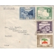 Mail from Abadan to England Franked with Victory Issue