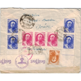1940 Censored Mail from Tehran to Germany