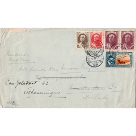 1941 Airmail Cover from Abadan to Amesterdam