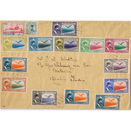 1935 Cover from Djask to India