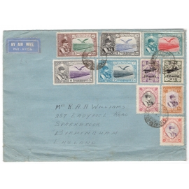 1934 Airmail From Abadan to England