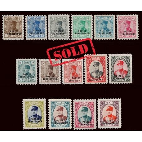 1935 Dinari Postes Iranniens Issue MNH