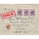 1937 Airmail from to Stockholm with Takhte Djamshid PM