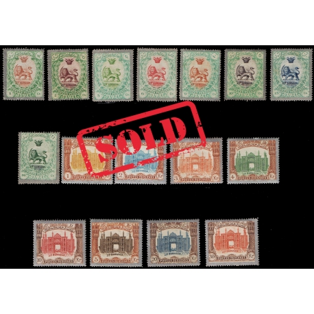 1909 Divani Silver border full set MVLH