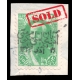 30 Dinar on Piece with Azerbajan Overprint