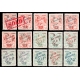 Satchian Unissued Postal Pack Stamps Never Hinged