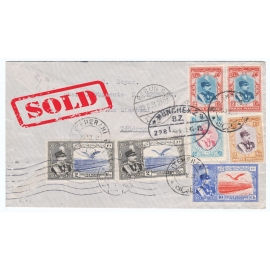 1929 Registered Airmail from Rezaeieh to Germany By Luft Post