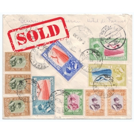 1930 Airmail from Tehran to Bern 