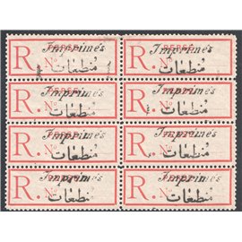 1907 Printed Matter Block of 8 Certificate By IPSC