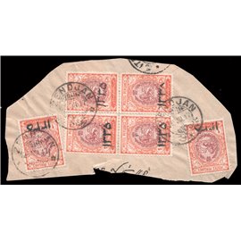 6 Copies of 1ch 1335 on Piece UNIQUE Certificate By IPSC