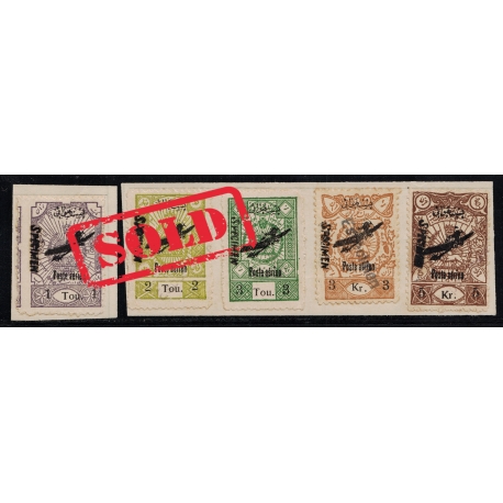 1928-29 Airmail Issue with Portuguese Specimen Handstamp 