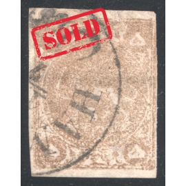 1876 4 Kran Yellow Signed By Mr. Sadri