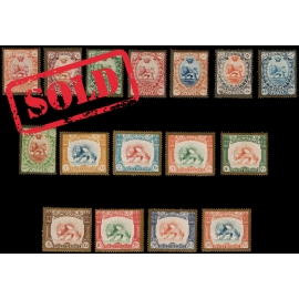 1909 Divani Golden border full set MVLH