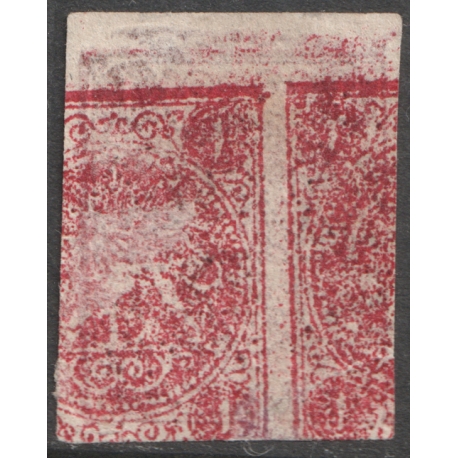 1 Kran carmine, printed on both sides, Certificate by IPSC