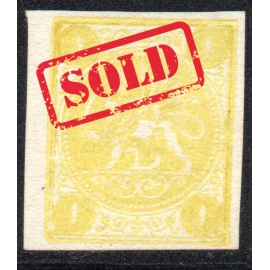 1 Kran yellow, type D, Certificate by IPSC