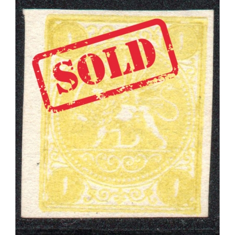 1 Kran yellow, type D, Certificate by IPSC