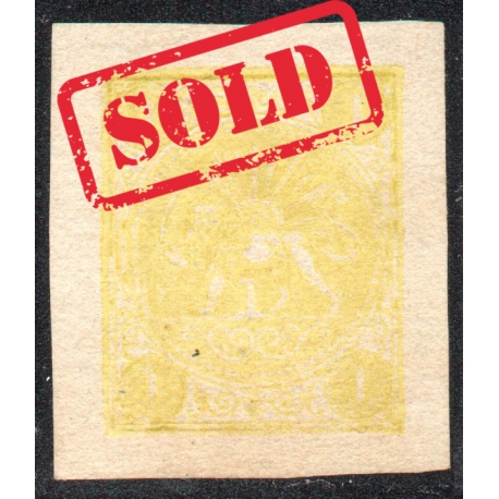 1 Kran yellow, type B, Certificate by IPSC