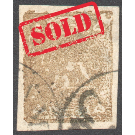 5 Kran gold bronze with olive-sepia shade, type A Certificate by IPSC