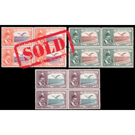 1930 Airmail Issue Block of Four Never Hinged