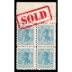 Error 1933 10di Double Prited Block of Four