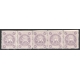 1865 Barre Essay Lilac 4ch Strip of Five