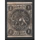 1876 - 1 Chahi black, vertical Issue Type C
