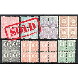 1889 France Typographed Issue Block of 4