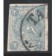 1876 - 2 Chahi Blue Postaly Used - RARE