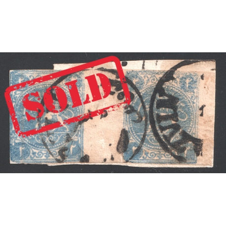 1875 2 Chahi Blue Pair Certificate By IPSC