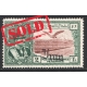 Error 1935 Airmail 2tu with Oblique overprint