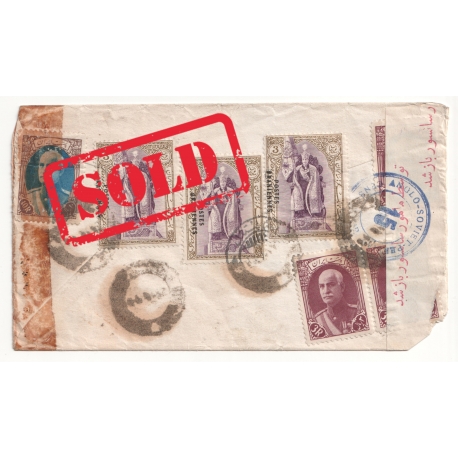 Censored Mail from Mashad to New Yourk