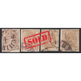 1878 Five Kran Gold Bronze Type ABCD