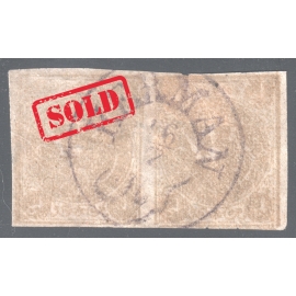 1876 4 Kran Yellow Signed By Mr. Sadri