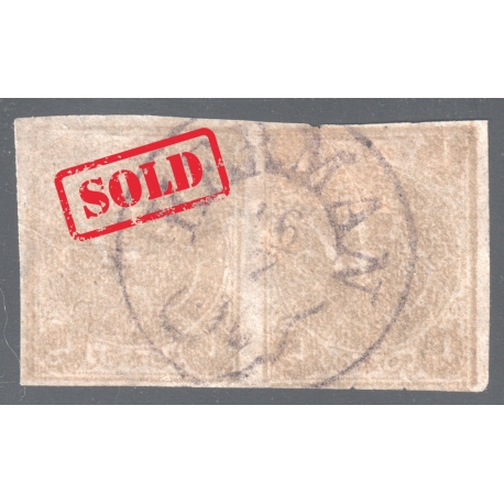 1876 4 Kran Yellow Signed By Mr. Sadri