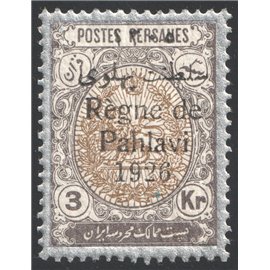 3 Kran 1926 “Règne de Pahlavi Thin Paper Issue