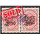 Triple Overprint on Revalued Provisional Issue Pair