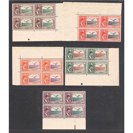1930 Airmail Issue Block of Four 