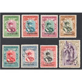 1935 "POSTES IRANIENNES" overprint on Coronation Specimen