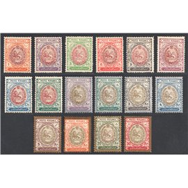 1909 National Coat of Arms Issue MNH