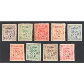 Unissued Saatdjian Stamps.Intended for Postage Due color Paper