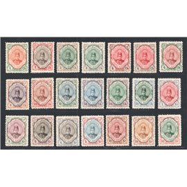 احمد شاه قاجار سری احمدی کوچک سری پرتره ی بلند